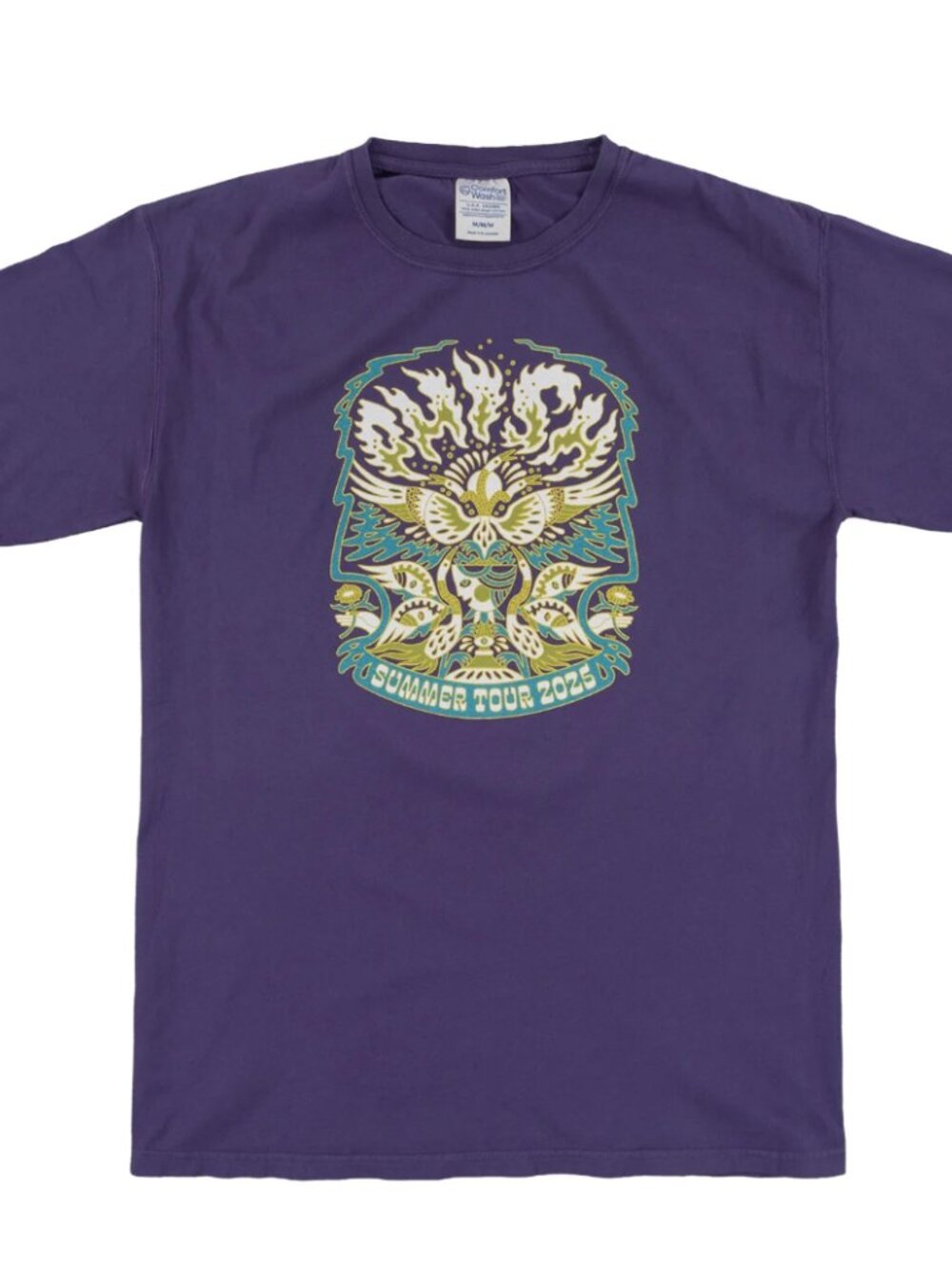 Phish Flaming Bird Head September Tour 2025 Tee